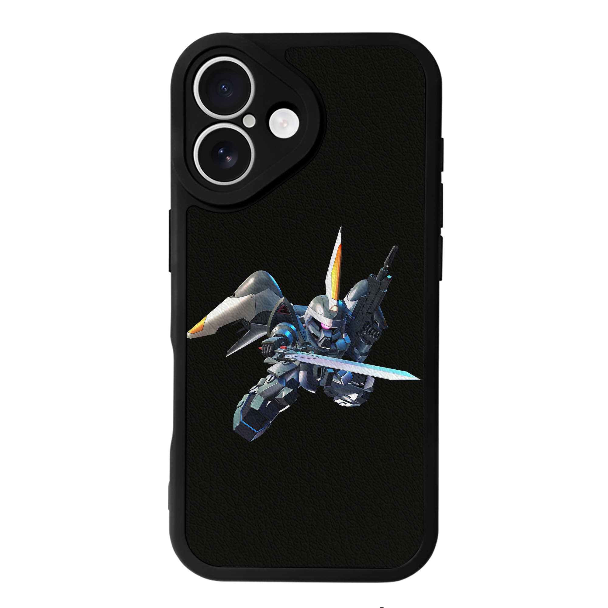 （画像用） 機動戦士ガンダム Mobile Suit Gundam 【iPhone 16シリーズ対応】シリコンスマホケース（レザー調） 材質：シリコン